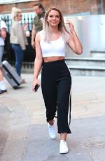 LOUISA JOHNSON Leaves Trending Live Studio in London 06/22/2017