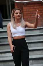 LOUISA JOHNSON Leaves Trending Live Studio in London 06/22/2017