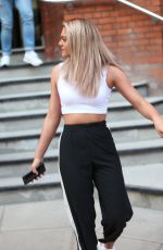 LOUISA JOHNSON Leaves Trending Live Studio in London 06/22/2017