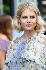 LUCY BOYNTON Arrives at AOL Build Speaker Series in New York 06/29/2017