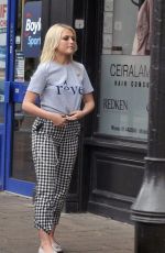 LUCY FALLON at a Hair Salon in Dublin 06/17/2017