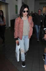 LUCY HALE at Los Angeles International Airport 06/04/2017