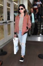 LUCY HALE at Los Angeles International Airport 06/04/2017