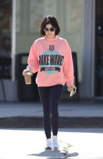 LUCY HALE Out for Coffee in Los Angeles 06/09/2017