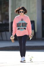 LUCY HALE Out for Coffee in Los Angeles 06/09/2017