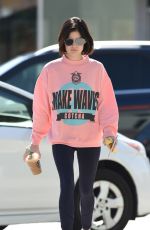 LUCY HALE Out for Coffee in Los Angeles 06/09/2017
