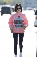 LUCY HALE Out for Coffee in Los Angeles 06/09/2017