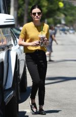 LUCY HALE Out for Coffee in Los Angeles 06/27/2017