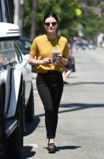 LUCY HALE Out for Coffee in Los Angeles 06/27/2017