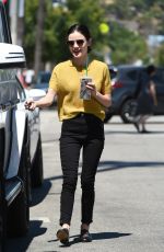 LUCY HALE Out for Coffee in Los Angeles 06/27/2017