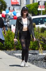 LUCY HALE Shopping at Reformation Store in Los Angeles 06/05/2017