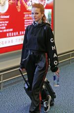 MADELAINE PETSCH Arrives at Airport in Vancouver 06/26/2017
