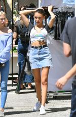 MADISON BEER Shopping at Flea Market in Los Angeles 06/12/2017