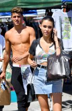 MADISON BEER Shopping at Flea Market in Los Angeles 06/12/2017