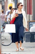 MAGGIE GYLLENHAAL Out Shopping in New York 06/13/2017