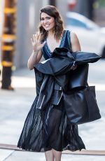 MANDY MOORE Arrives at Jimmy Kimmel Live in Hollywood 06/09/2017