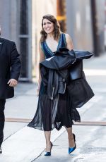 MANDY MOORE Arrives at Jimmy Kimmel Live in Hollywood 06/09/2017
