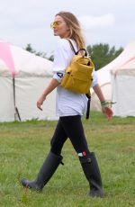 MARGOT ROBBIE and CARA DELEVINGNE at Glastonbury Festival 06/24/2017