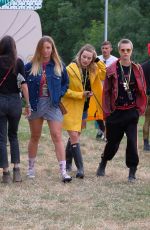 MARGOT ROBBIE and CARA DELEVINGNE at Glastonbury Festival 2017 06/23/2017