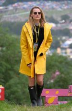 MARGOT ROBBIE and CARA DELEVINGNE at Glastonbury Festival 2017 06/23/2017