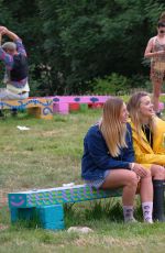 MARGOT ROBBIE and CARA DELEVINGNE at Glastonbury Festival 2017 06/23/2017
