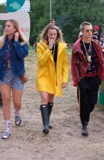 MARGOT ROBBIE and CARA DELEVINGNE at Glastonbury Festival 2017 06/23/2017
