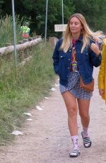MARGOT ROBBIE and CARA DELEVINGNE at Glastonbury Festival 2017 06/23/2017