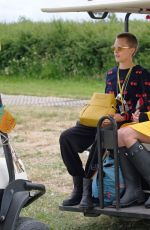 MARGOT ROBBIE and CARA DELEVINGNE at Glastonbury Festival 2017 06/23/2017