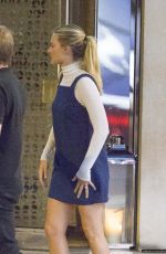 MARGOT ROBBIE Out for Dinner in London 05/24/2017