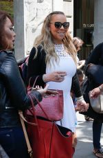 MARIAH CAREY Leaves Her Hotel in Barcelona 06/22/2017