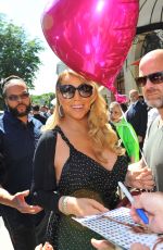 MARIAH CAREY Leaves Plaza Athenee Hotel in Paris 06/23/2017