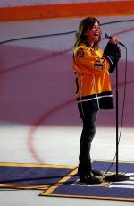 MARTINA MCBRIDE at 2017 NHL Stanley Cup Final in Nashville 06/03/2017
