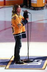 MARTINA MCBRIDE at 2017 NHL Stanley Cup Final in Nashville 06/03/2017