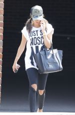 MEGAN MCKENNA Leaves Her Apartment in Essex 06/19/2017