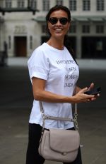 MELANIE SYKES Leaves BBC Radio in London 06/25/2017