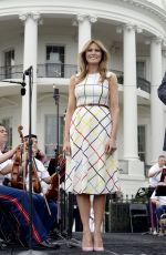 MELANIE TRUMP at White House Congressional Picnic in Washington D.C. 06/22/2017