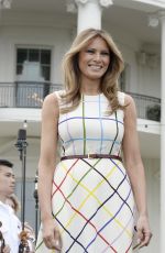 MELANIE TRUMP at White House Congressional Picnic in Washington D.C. 06/22/2017