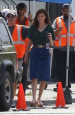 MICHELLE MONAGHAN on the Set of Saint Judy in Los Angeles 06/01/2017
