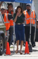 MICHELLE MONAGHAN on the Set of Saint Judy in Los Angeles 06/01/2017