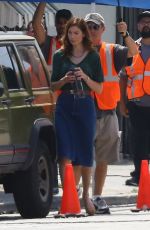 MICHELLE MONAGHAN on the Set of Saint Judy in Los Angeles 06/01/2017