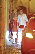 MICHELLE WILLIAMS Out for Dinner in Rome 06/19/2017