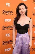 MIKEY MADISON at Snowfall Premiere in Los Angeles 06/26/2017