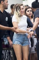 MILEY CYRUS at Fountain Blue Hotel in Miami 06/10/2017