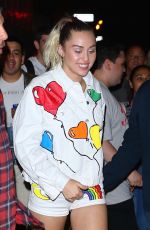 MILEY CYRUS Leaves Dream Hotel in New York 06/14/2017