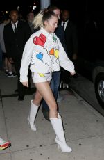 MILEY CYRUS Leaves Dream Hotel in New York 06/14/2017