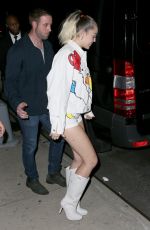 MILEY CYRUS Leaves Dream Hotel in New York 06/14/2017
