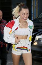 MILEY CYRUS Leaves Dream Hotel in New York 06/14/2017