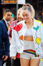 MILEY CYRUS Out and About in New York 06/14/2017
