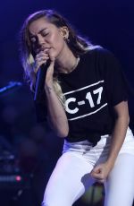 MILEY CYRUS Performs at 2017 BLI Summer Jam in New York 06/16/2017
