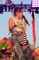MILEY CYRUS Performs at Hot 99.5